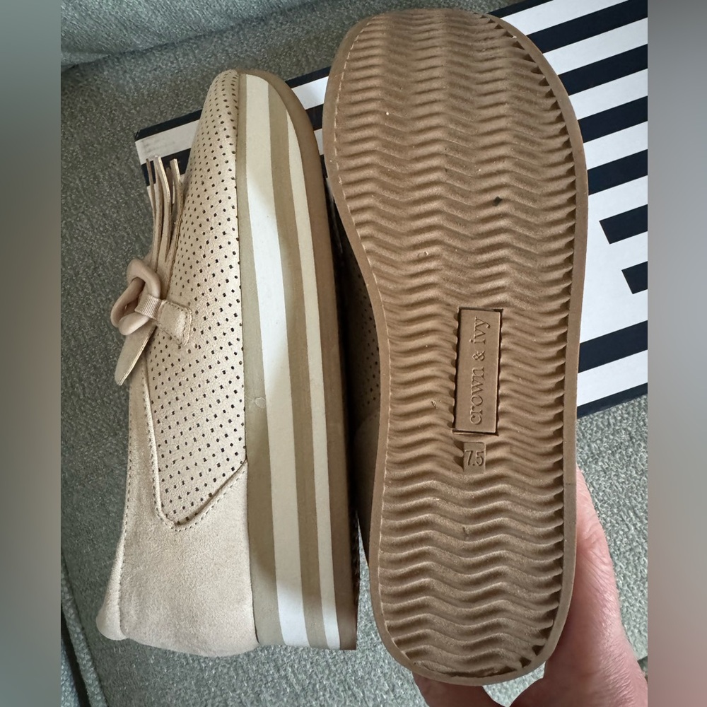 Crown & Ivy sneaker loafers barely worn. EUC! - Picture 3 of 4